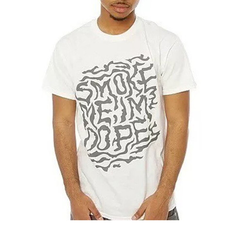 Dope T-Short Smoke Them White Gray NWT